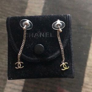 Chanel drop cc earrings